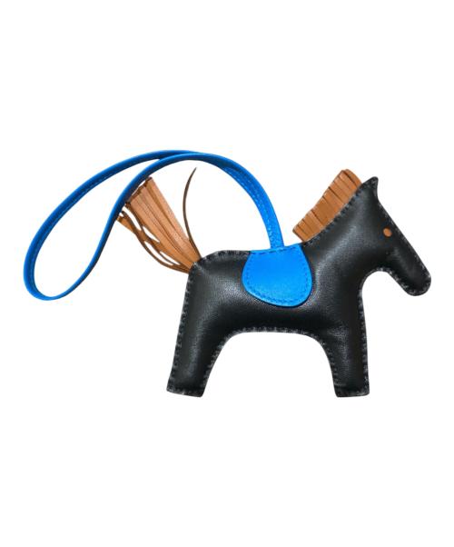 HERMES（エルメス）HERMES (エルメス) ロデオチャームMM ノワール・ゴールド・ブルーザンジバル サイズ:MMの古着・服飾アイテム
