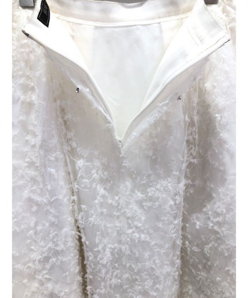 FOXEY（フォクシー）FOXEY (フォクシー) ブティックレーススカート ホワイト サイズ:38の古着・服飾アイテム