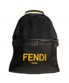FENDIフェンディ）の古着「20AW ロゴバックパック」｜イエロー