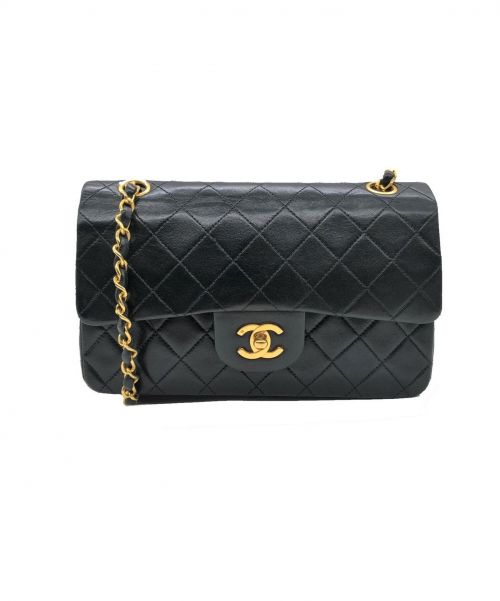 CHANEL（シャネル）CHANEL (シャネル) ダブルフラップマトラッセ ブラック サイズ:23の古着・服飾アイテム
