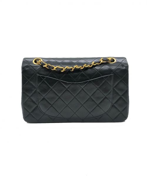 CHANEL（シャネル）CHANEL (シャネル) ダブルフラップマトラッセ ブラック サイズ:23の古着・服飾アイテム