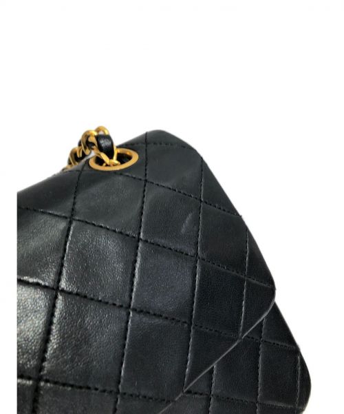 CHANEL（シャネル）CHANEL (シャネル) ダブルフラップマトラッセ ブラック サイズ:23の古着・服飾アイテム