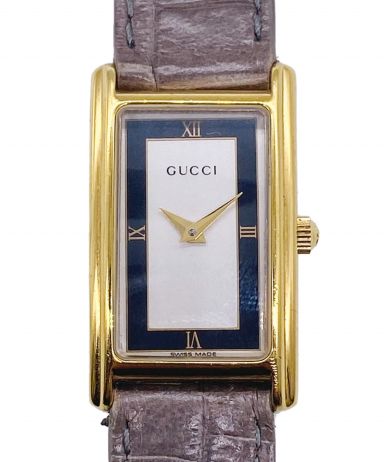 中古・古着通販】GUCCI (グッチ) 2600L ブラック×ベージュ サイズ