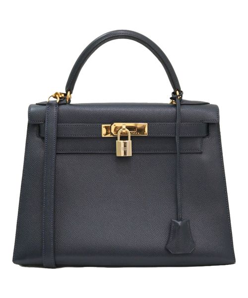 HERMES（エルメス）HERMES (エルメス) ケリー28 ネイビー サイズ:28の古着・服飾アイテム