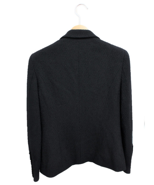 CHANEL（シャネル）CHANEL (シャネル) ココボタンデザインジャケット ブラック サイズ:36の古着・服飾アイテム