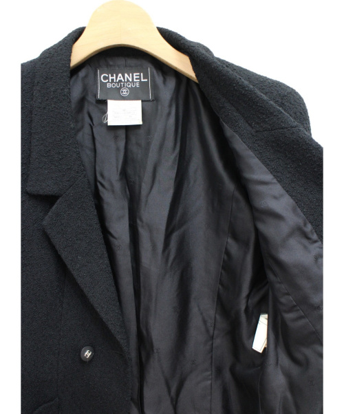CHANEL（シャネル）CHANEL (シャネル) ココボタンデザインジャケット ブラック サイズ:36の古着・服飾アイテム