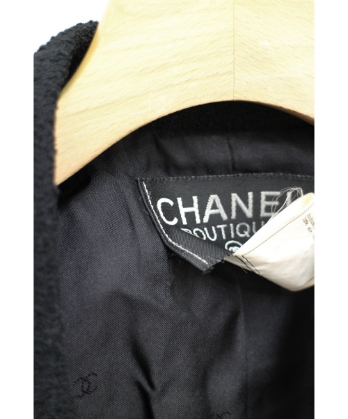 CHANEL（シャネル）CHANEL (シャネル) ココボタンデザインジャケット ブラック サイズ:36の古着・服飾アイテム