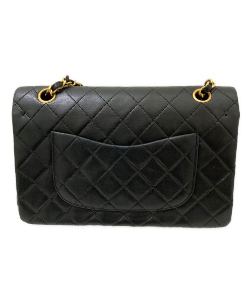 CHANEL（シャネル）CHANEL (シャネル) ダブルフラップマトラッセ ブラック サイズ:25の古着・服飾アイテム