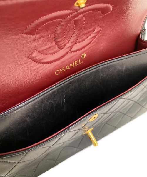 CHANEL（シャネル）CHANEL (シャネル) ダブルフラップマトラッセ ブラック サイズ:25の古着・服飾アイテム