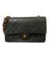 CHANEL（シャネル）の古着「ダブルフラップマトラッセ」｜ブラック