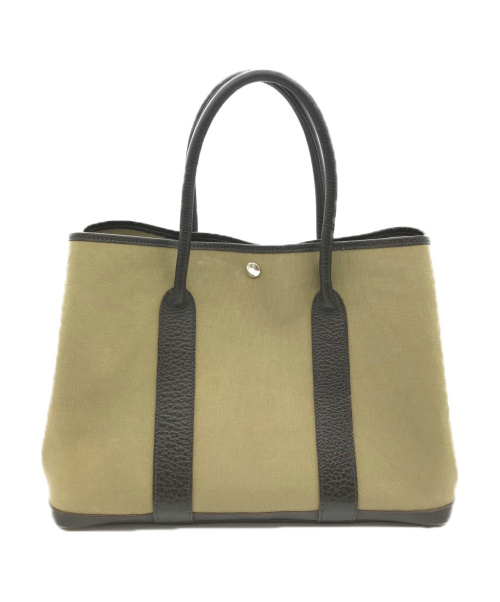 HERMES（エルメス）HERMES (エルメス) トートバッグ オリーブ ガーデンパーティ □Fの古着・服飾アイテム