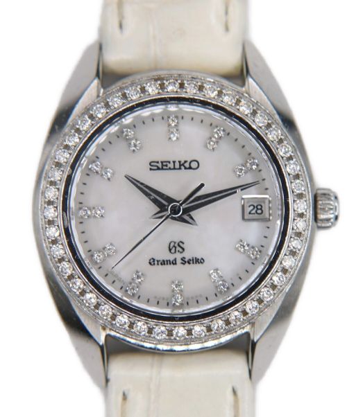 GRAND SEIKO（グランド セイコー）GRAND SEIKO (グランドセイコー) ダイヤベゼルウォッチ マザーオブパール,ダイヤ サイズ:26mmの古着・服飾アイテム
