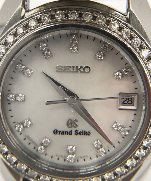 GRAND SEIKO（グランド セイコー）GRAND SEIKO (グランドセイコー) ダイヤベゼルウォッチ マザーオブパール,ダイヤ サイズ:26mmの古着・服飾アイテム