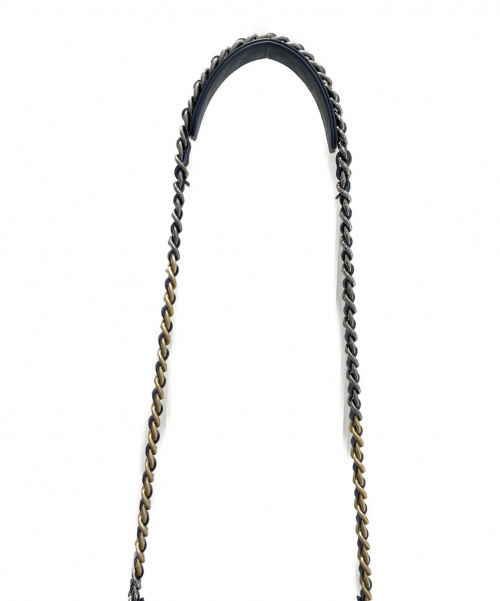 CHANEL（シャネル）CHANEL (シャネル) CHANEL19ツイードバッグ ホワイト×ネイビー サイズ:-の古着・服飾アイテム