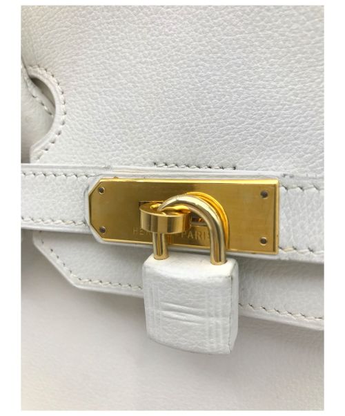 HERMES（エルメス）HERMES (エルメス) バーキン　35　ヴォーガリバー ホワイトの古着・服飾アイテム