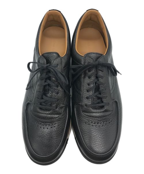 JOHN LOBB（ジョンロブ）JOHN LOBB (ジョンロブ) レザースニーカー ブラック サイズ:7の古着・服飾アイテム