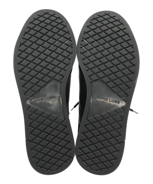 JOHN LOBB（ジョンロブ）JOHN LOBB (ジョンロブ) レザースニーカー ブラック サイズ:7の古着・服飾アイテム