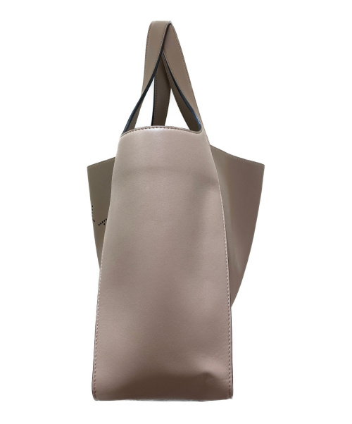 STELLA McCARTNEY（ステラマッカートニー）STELLA McCARTNEY (ステラマッカートニー) ステラロゴトートバッグ ベージュ サイズ:- レザーの古着・服飾アイテム