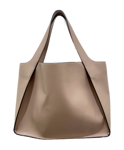 STELLA McCARTNEY（ステラマッカートニー）STELLA McCARTNEY (ステラマッカートニー) ステラロゴトートバッグ ベージュ サイズ:- レザーの古着・服飾アイテム