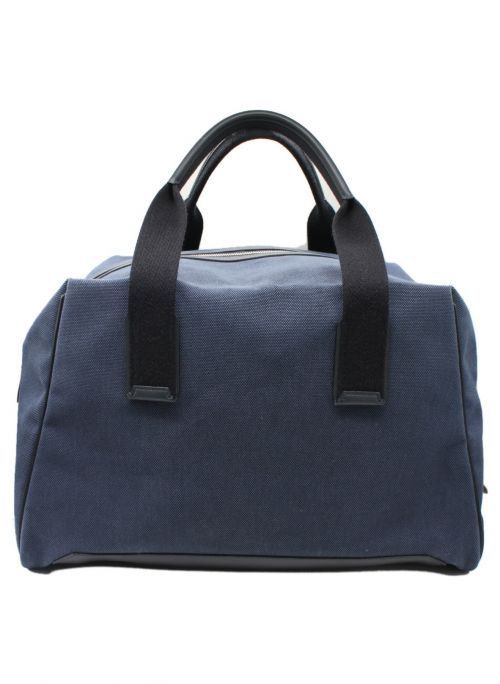 HERMES（エルメス）HERMES (エルメス) キャンバスボストンバッグ ネイビーの古着・服飾アイテム