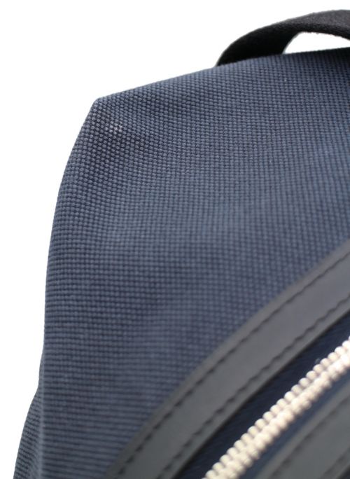 HERMES（エルメス）HERMES (エルメス) キャンバスボストンバッグ ネイビーの古着・服飾アイテム