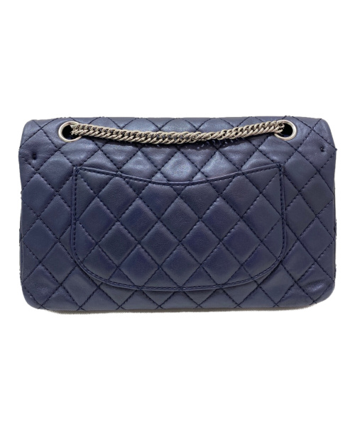 CHANEL（シャネル）CHANEL (シャネル) Wフラップチェーンショルダーバッグ ネイビー サイズ:-の古着・服飾アイテム