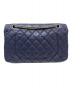 CHANEL (シャネル) Wフラップチェーンショルダーバッグ ネイビー サイズ:-：258000円