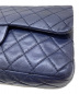 中古・古着 CHANEL (シャネル) Wフラップチェーンショルダーバッグ ネイビー サイズ:-：258000円