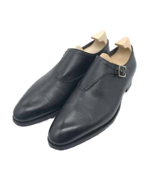JOHN LOBB（ジョンロブ）JOHN LOBB (ジョンロブ) シングルモンクストラップシューズ ブラック サイズ:7Eの古着・服飾アイテム