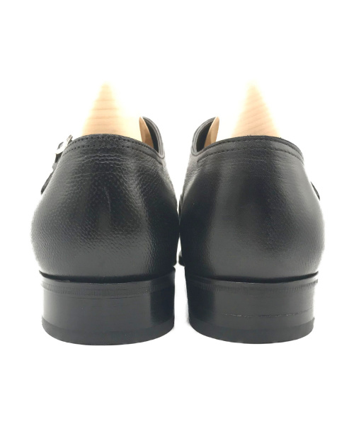 JOHN LOBB（ジョンロブ）JOHN LOBB (ジョンロブ) シングルモンクストラップシューズ ブラック サイズ:7Eの古着・服飾アイテム