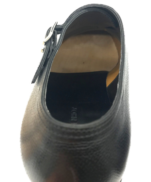 JOHN LOBB（ジョンロブ）JOHN LOBB (ジョンロブ) シングルモンクストラップシューズ ブラック サイズ:7Eの古着・服飾アイテム