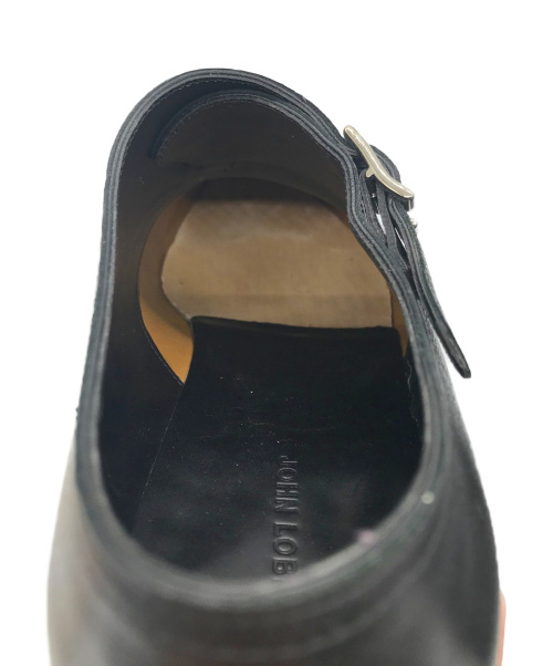 JOHN LOBB（ジョンロブ）JOHN LOBB (ジョンロブ) シングルモンクストラップシューズ ブラック サイズ:7Eの古着・服飾アイテム