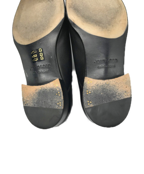 JOHN LOBB（ジョンロブ）JOHN LOBB (ジョンロブ) シングルモンクストラップシューズ ブラック サイズ:7Eの古着・服飾アイテム