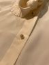 中古・古着 GUCCI (グッチ) シルクボウタイブラウス ホワイト サイズ:38：19800円