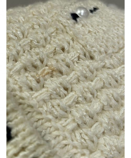 CHANEL（シャネル）CHANEL (シャネル) ニットジャケット ホワイト サイズ:36の古着・服飾アイテム