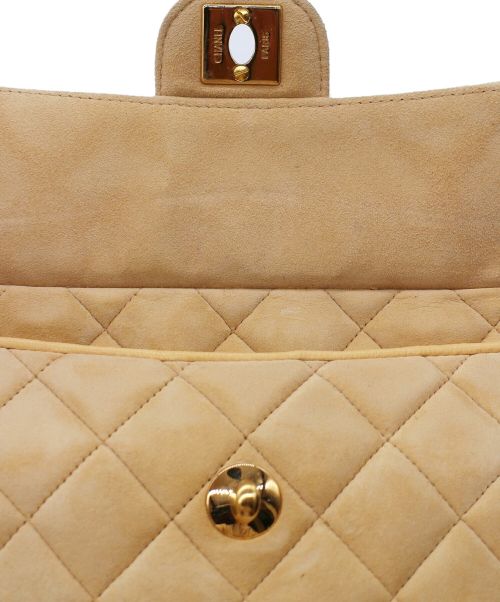 CHANEL（シャネル）CHANEL (シャネル) マトラッセ スウェードチェーンショルダーバッグ ベージュ サイズ:-の古着・服飾アイテム