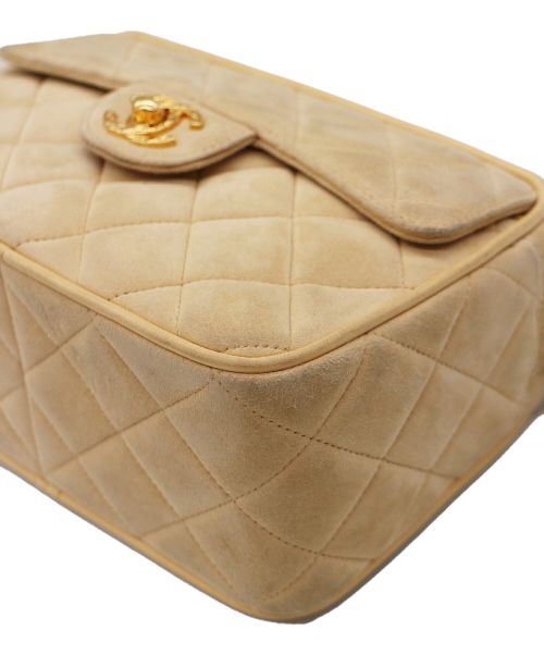 CHANEL（シャネル）CHANEL (シャネル) マトラッセ スウェードチェーンショルダーバッグ ベージュ サイズ:-の古着・服飾アイテム