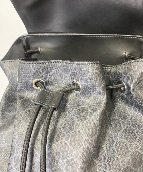 GUCCI（グッチ）GUCCI (グッチ) GGスプリームキャンバスバックパック ブラック サイズ:-の古着・服飾アイテム