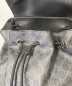 中古・古着 GUCCI (グッチ) GGスプリームキャンバスバックパック ブラック サイズ:-：138000円