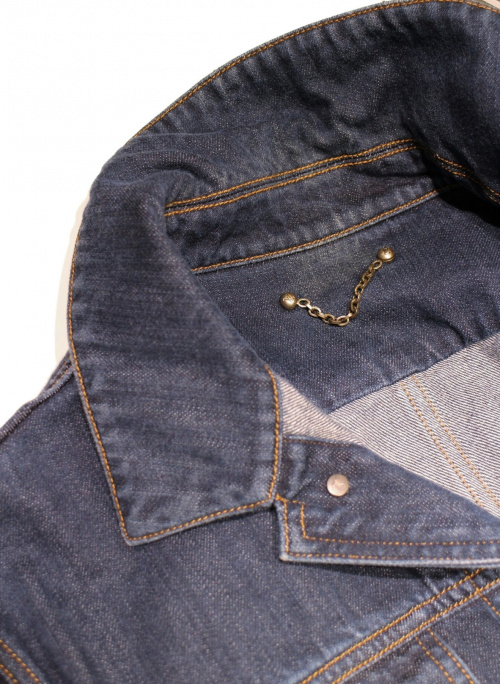 LOUIS VUITTON（ルイ ヴィトン）LOUIS VUITTON (ルイ ヴィトン) デニムジャケット インディゴ サイズ:Mの古着・服飾アイテム