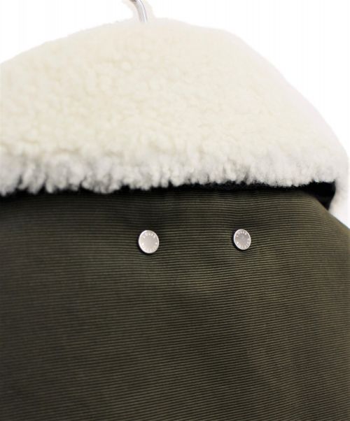 LOUIS VUITTON（ルイ ヴィトン）LOUIS VUITTON (ルイ ヴィトン) 襟ボアボンバージャケット ブラウン サイズ:44の古着・服飾アイテム