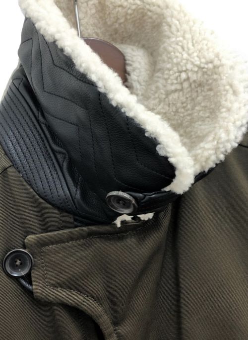 LOUIS VUITTON（ルイ ヴィトン）LOUIS VUITTON (ルイ ヴィトン) 襟ボアボンバージャケット ブラウン サイズ:44の古着・服飾アイテム