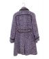 CHANEL (シャネル) カシミヤ混ツイードコート ネイビー サイズ:36：188000円