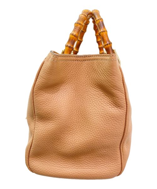 GUCCI（グッチ）GUCCI (グッチ) バンブーショッパートートバッグ ベージュ サイズ:ミディアムの古着・服飾アイテム