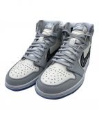 Dior×NIKE AIR JORDANディオール×ナイキ エアジョーダン）の古着「Air Jordan 1 High OG」｜ライトグレー