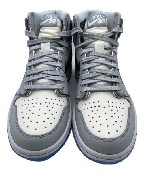 Dior（ディオール）Dior × Nike Air Jordan (ディオール × エアジョーダン) Air Jordan 1 High OG ライトグレー サイズ:37.5 未使用品の古着・服飾アイテム