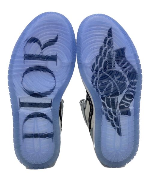 Dior（ディオール）Dior × Nike Air Jordan (ディオール × エアジョーダン) Air Jordan 1 High OG ライトグレー サイズ:37.5 未使用品の古着・服飾アイテム