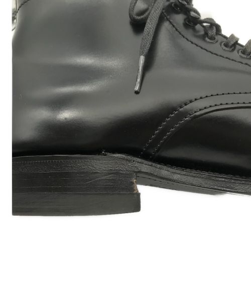 Alden（オールデン）Alden (オールデン) モックトゥブーツ ブラック サイズ:7 1/2Dの古着・服飾アイテム