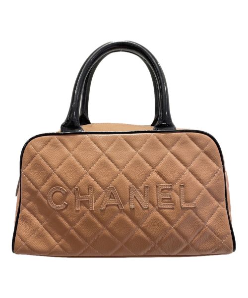 CHANEL（シャネル）CHANEL (シャネル) ボーリングバッグ ベージュ サイズ:-の古着・服飾アイテム
