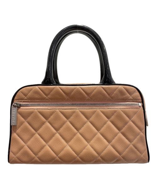 CHANEL（シャネル）CHANEL (シャネル) ボーリングバッグ ベージュ サイズ:-の古着・服飾アイテム